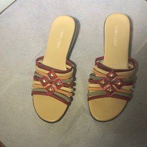 Cabin Creek size 8 wedge slip on sandal